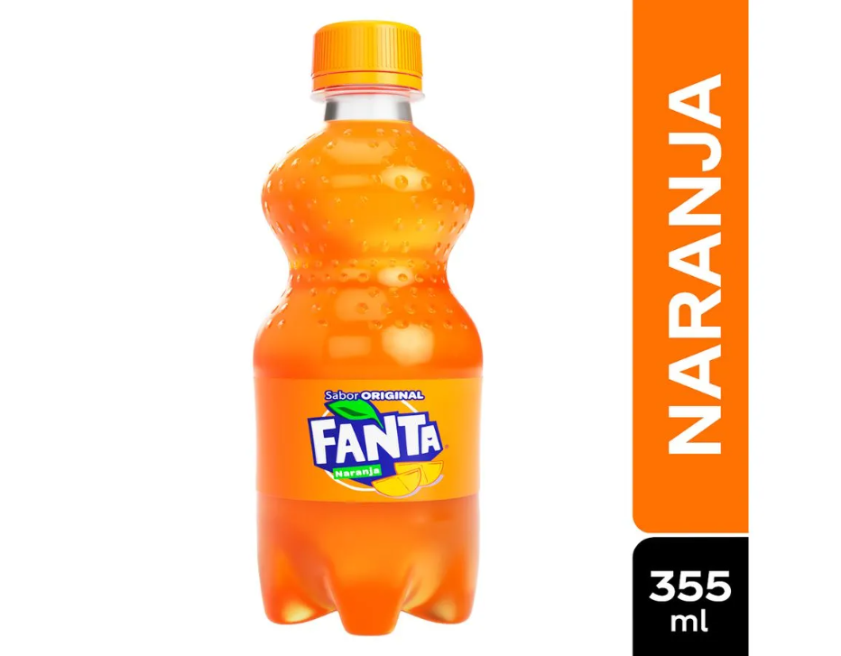 Fanta Naranja 355ml Desechable