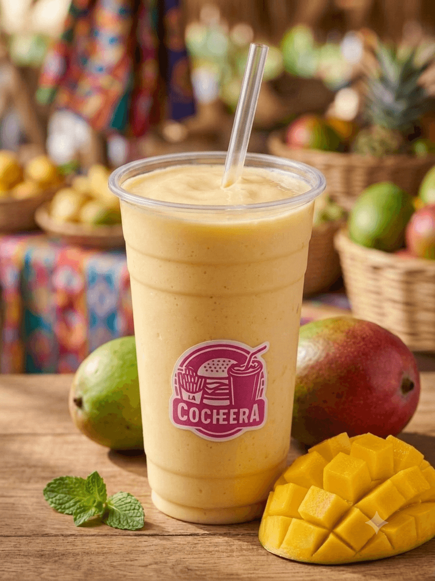 Frappe Mango Leche Med
