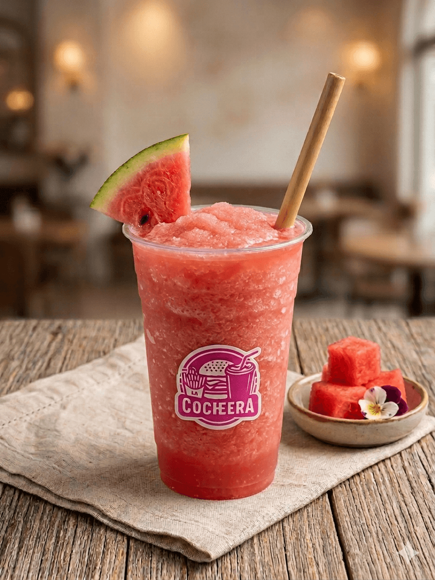Frappe Sandía Leche Grande