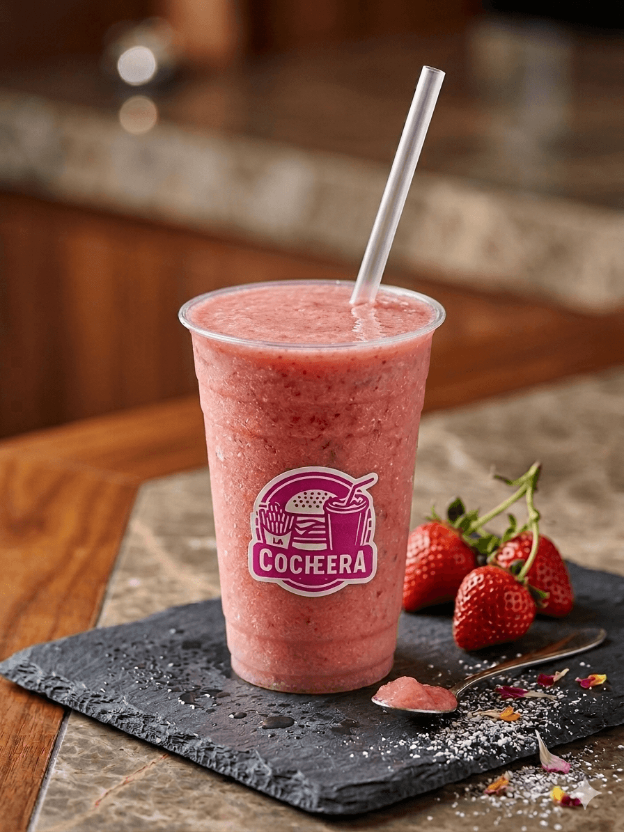 Frappe Fresa Agua Med