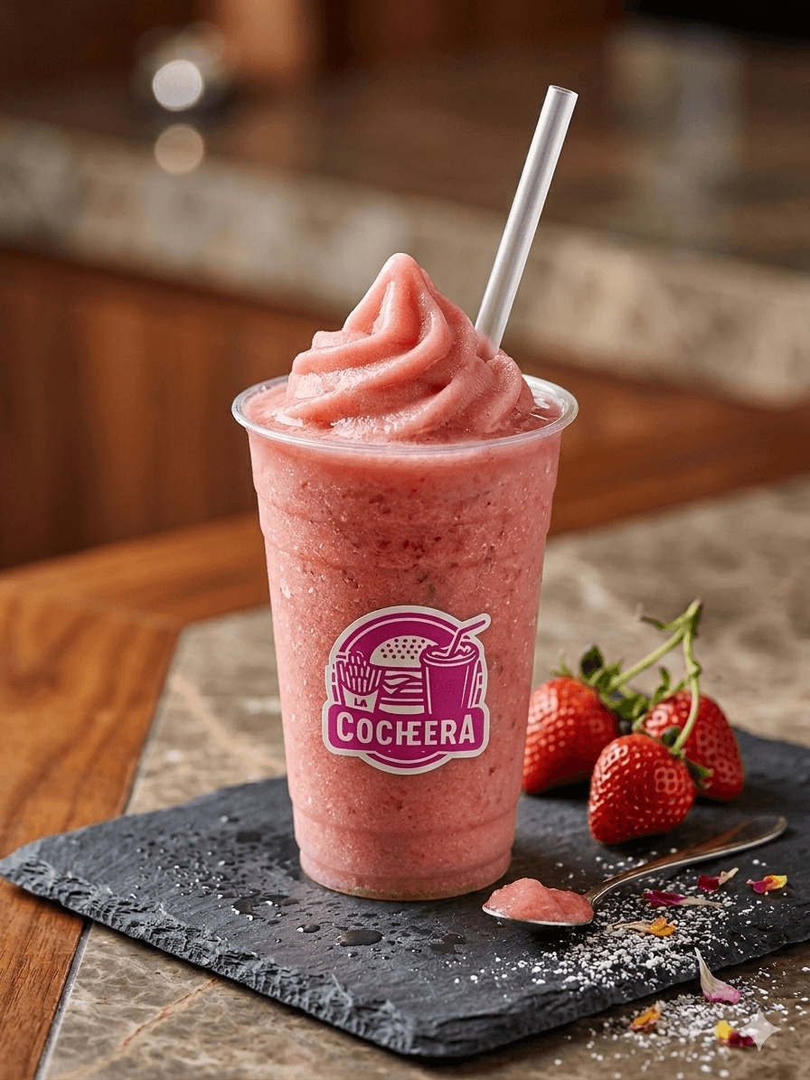 Frappe Fresa  Agua Grande